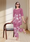 Vf 22 Slub Cotton With Embroidery Work Co Ord Set